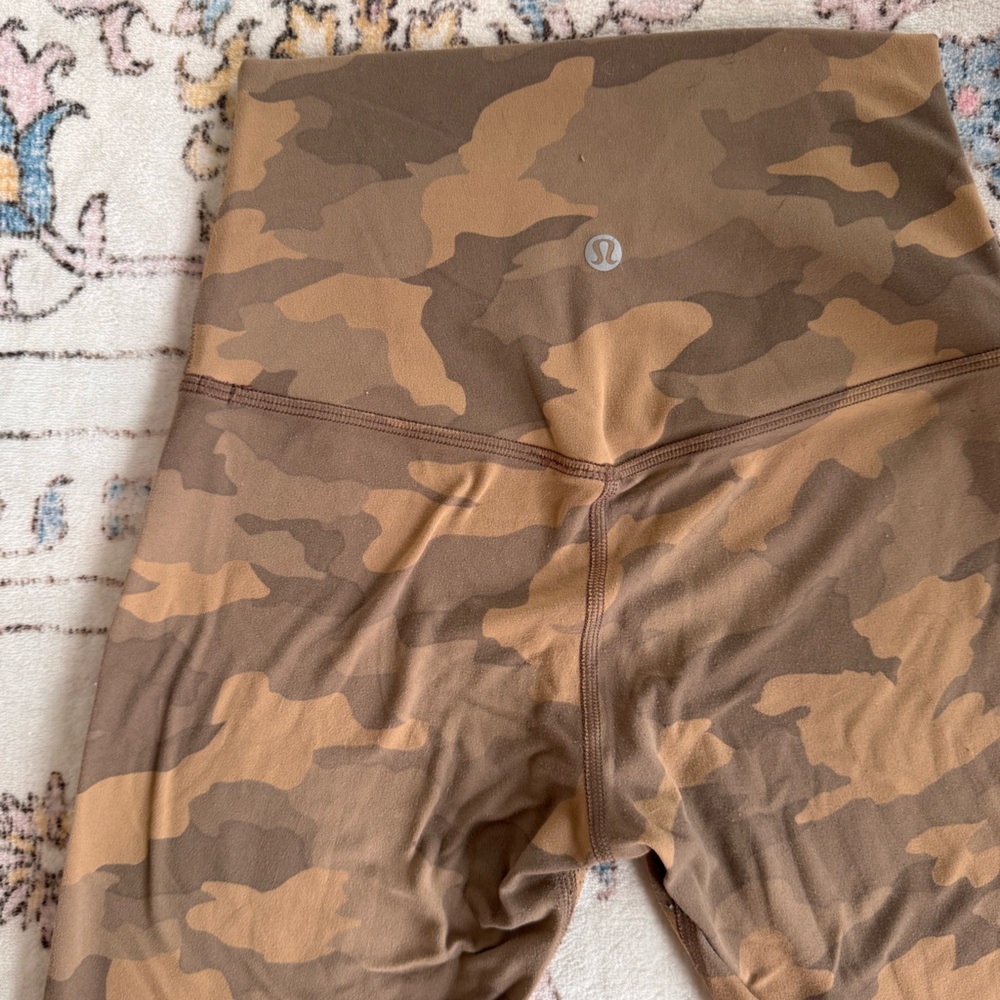 Lululemon Brown Camo Align Leggings